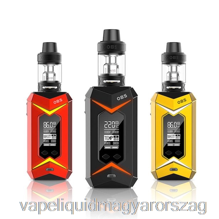 Obs Bat 218w & Damo Starter Kit Black Mod / Black Tank Vape E Cigi